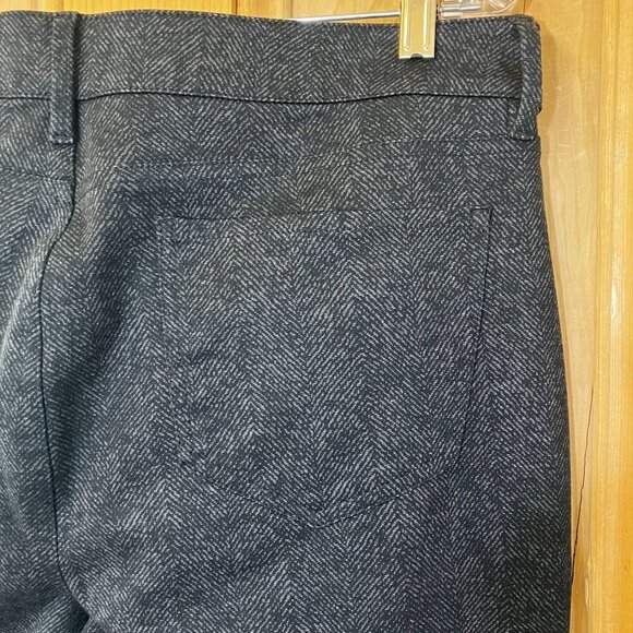 NYDJ Womens Marilyn Straight Herringbone Heights Pants Size 14 Black AN EXC - Picture 6 of 11